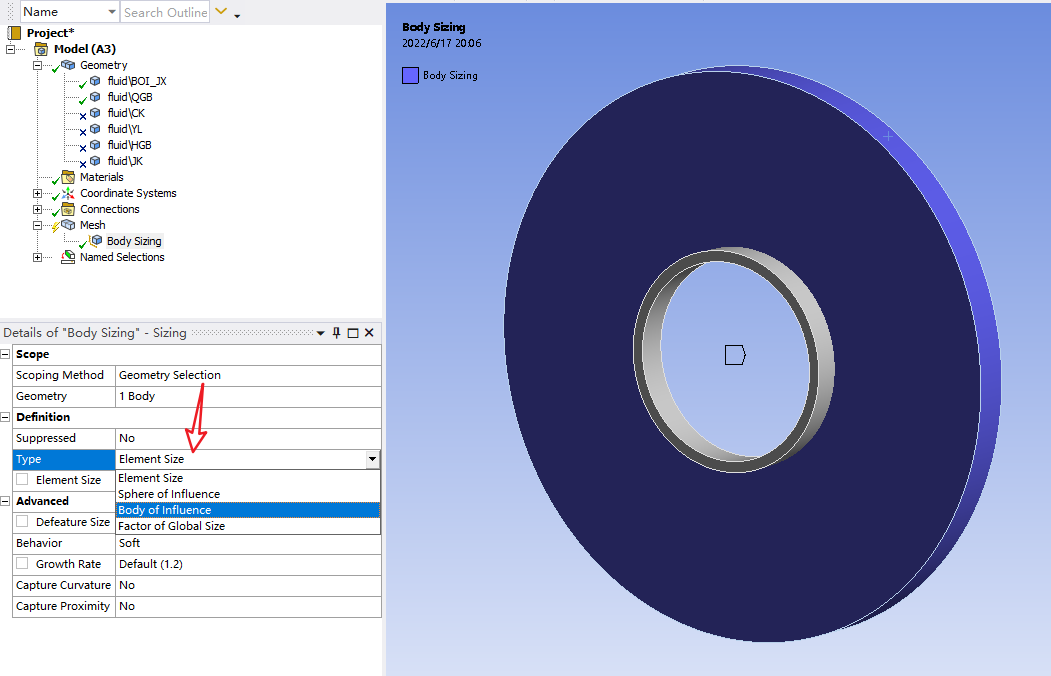 任意网格局部加密模式:BOI